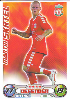 Martin Skrtel Liverpool 2008/09 Topps Match Attax #152